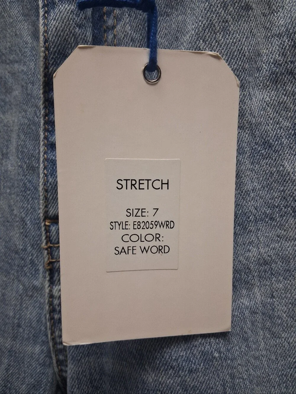 Eunina Tobi Super Hight Rise Mom Jean Sz 7 NWT